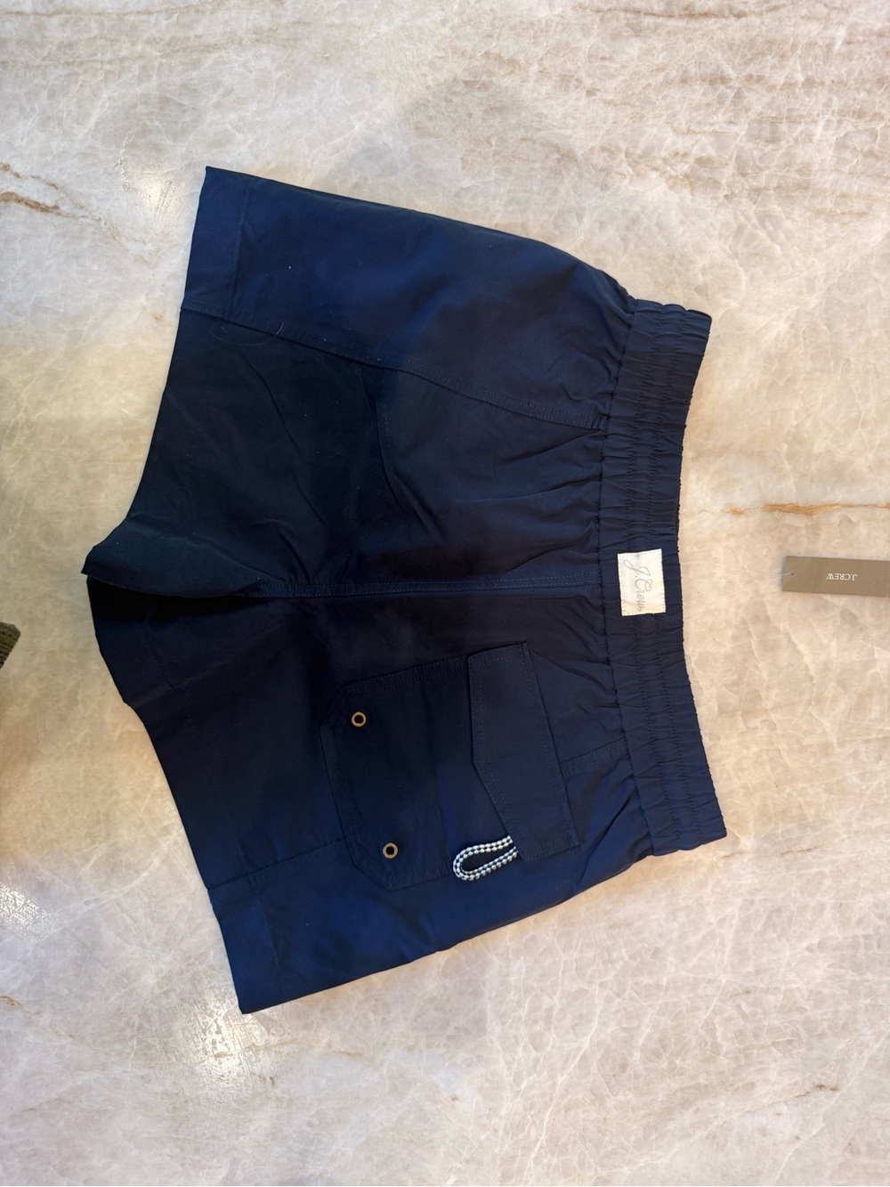 NWT J. Crew Women’s Navy Pull-On Shorts with Drawstring - Small - Picture 6 of 6